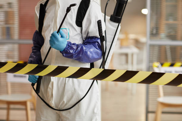 Professional Blood Cleanup technician working in Marne, MI